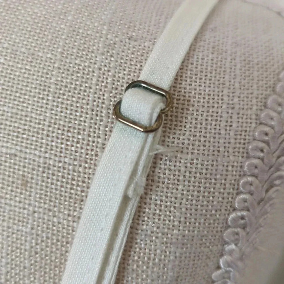 Cece Black and White Linen Blend Stripe Spaghetti strap Dress - Picture 7 of 10